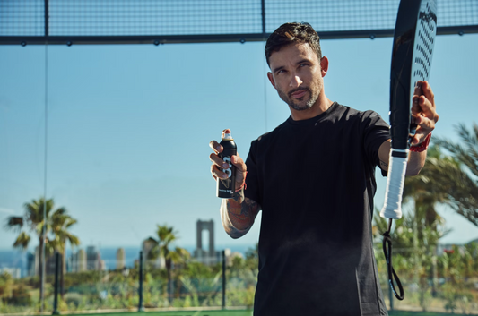 4on Totalgrip spray forbedrer grebet om dit padelbat