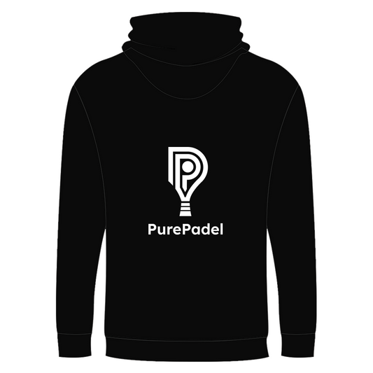 PurePadel Zip hoodie med tryk for og bag