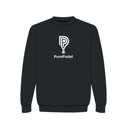 Sweatshirt PurePadel med hvidt tryk